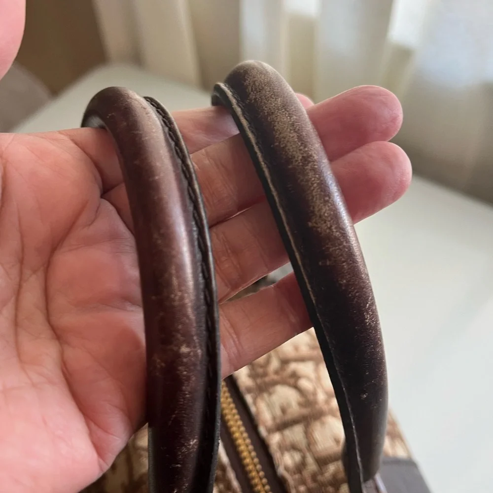 CHRISTIAN DIOR MONOGRAM BROWN VINTAGE TROTTER - Picture 4 of 16